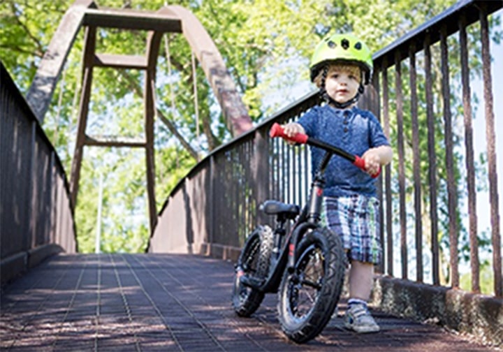 お子様の成長に合わせて自転車を選び一緒に…